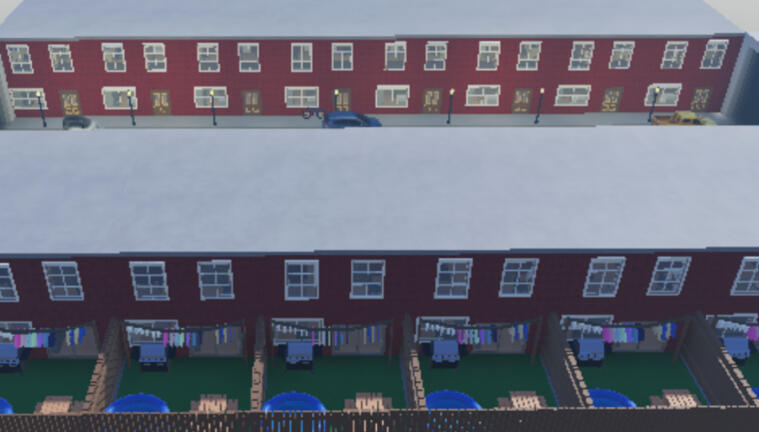 Roblox Studio - British Rowhouse showcase